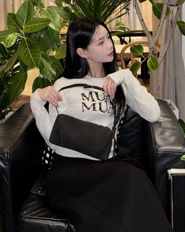 💖韓國暢銷品牌MUAHMUAH 💕新品上市 愛心細節品牌MUAH圖案棉質T恤(6色)