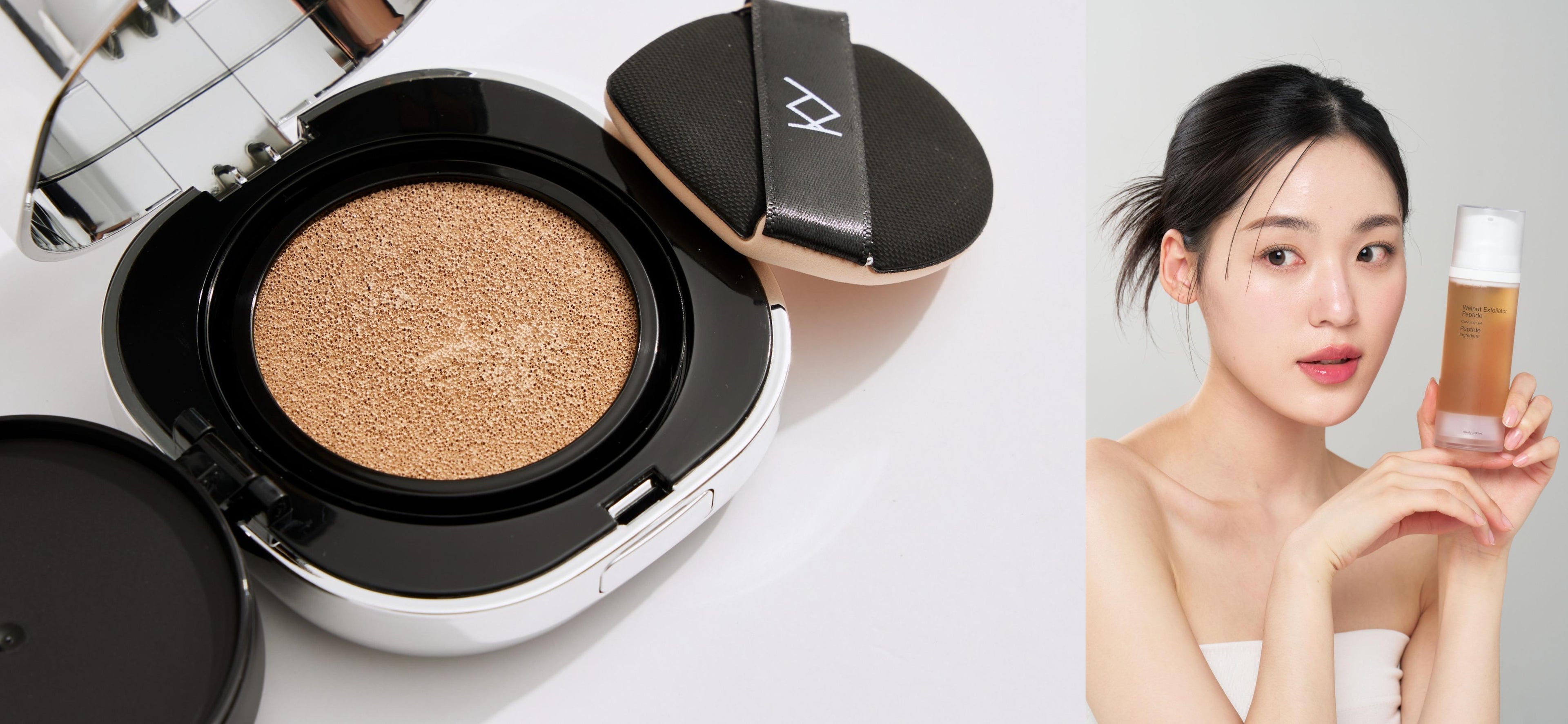 針對亞洲氣候肌膚研發持妝同時保養✨韓國KY無瑕淬亮輕潤氣墊N12 (一盒+二蕊)