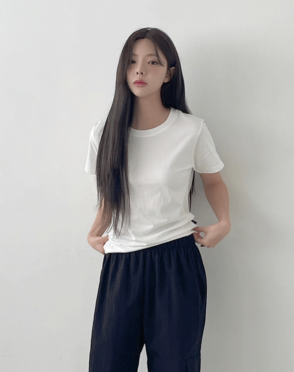 韓國 muahmuah {任選兩件特惠價只要800}折扣  棉質百搭基本款 短袖 T恤  (現貨+預購)