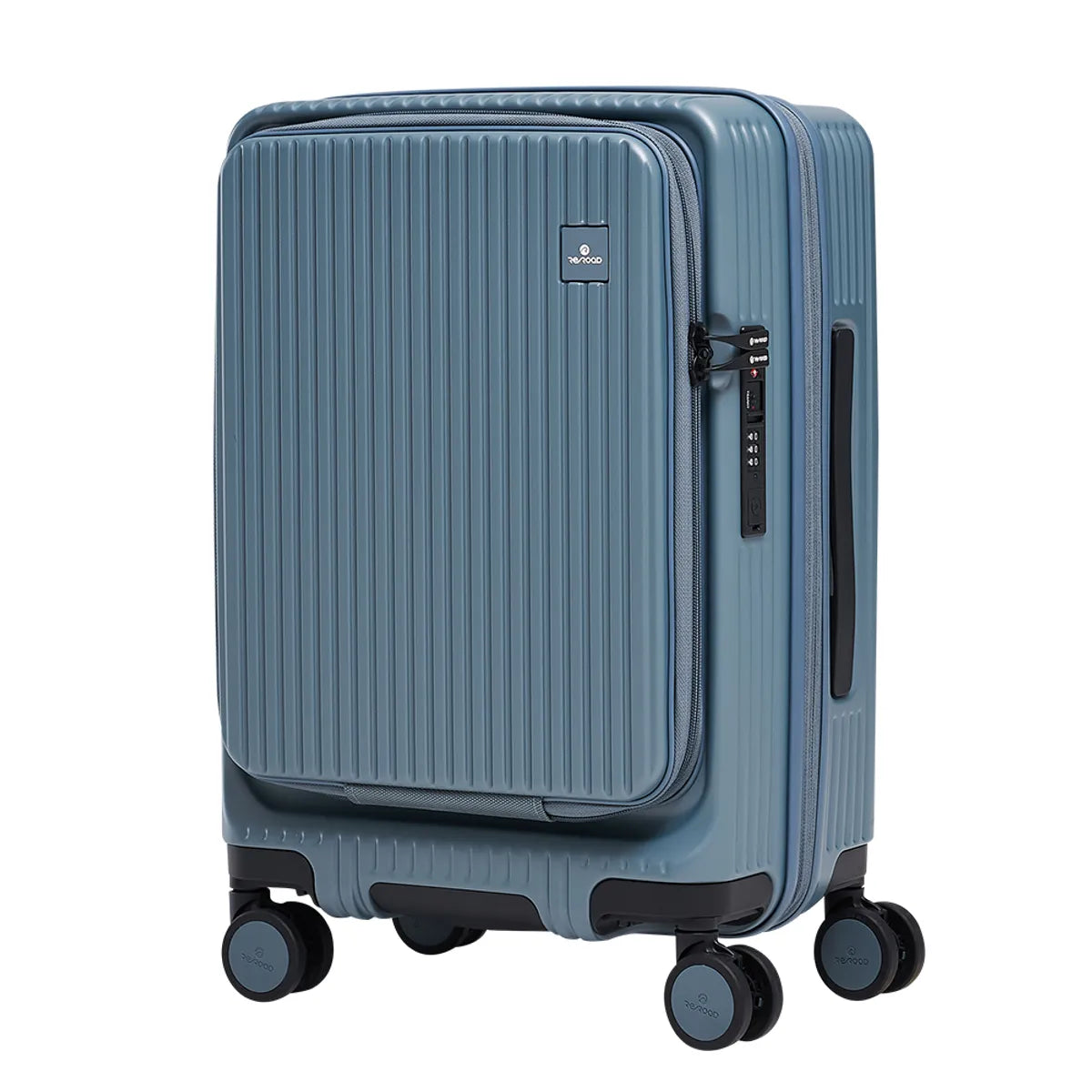 💕新品上架【梨花娘】韓國 QRANG 連續獲獎🏆頂級多功能貼心前置口袋翻蓋式行李箱(5色)