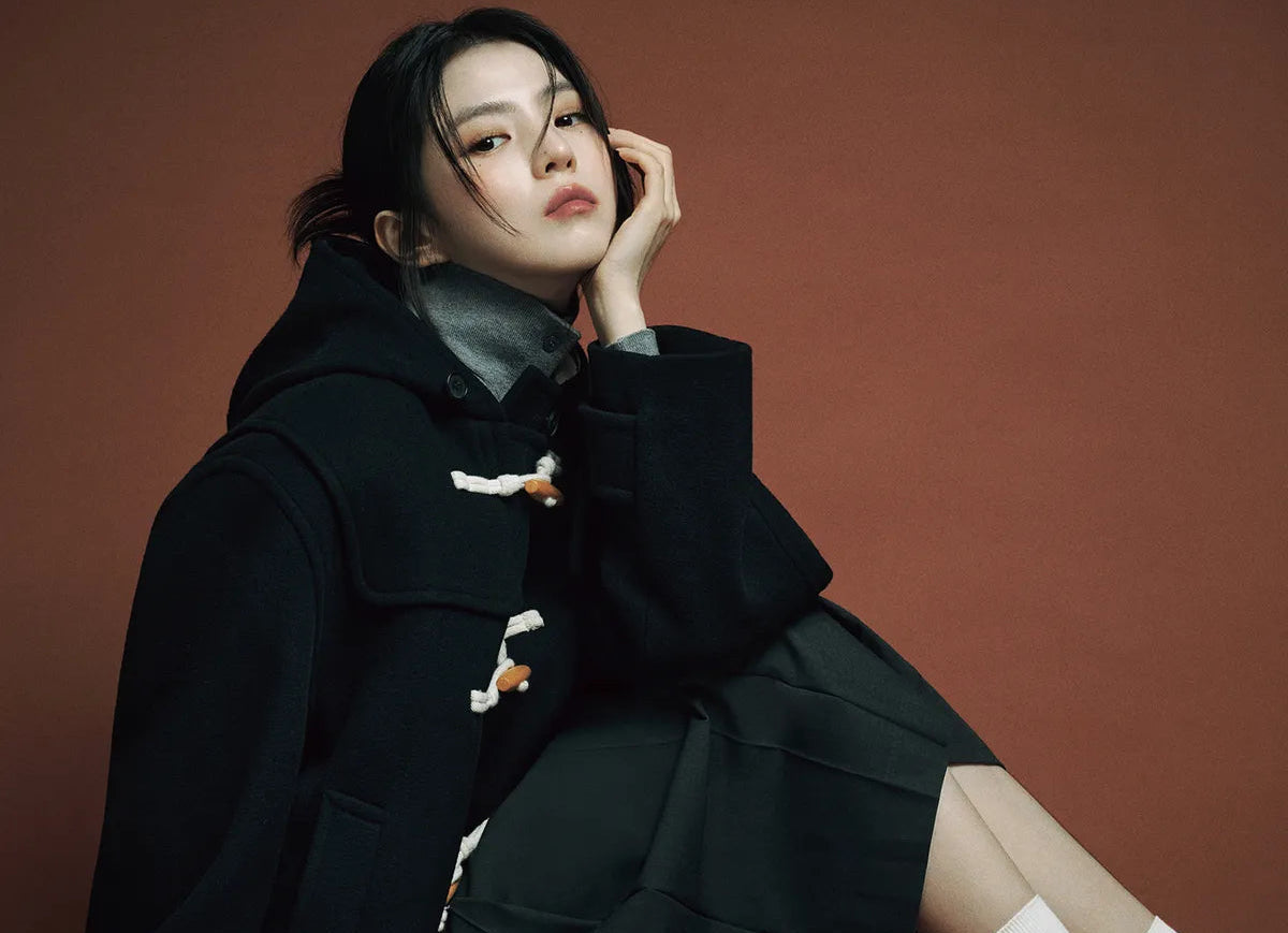 🆕新品上架💖【梨花娘】 韓國品牌무신사 韓韶禧代言熱賣款🔥經典羊毛牛角釦連帽外套(3色)🏆韓國連線