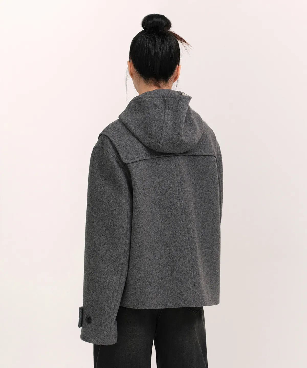 🆕新品上架💖【梨花娘】 韓國品牌무신사 韓韶禧代言熱賣款🔥經典羊毛牛角釦連帽外套(3色)🏆韓國連線