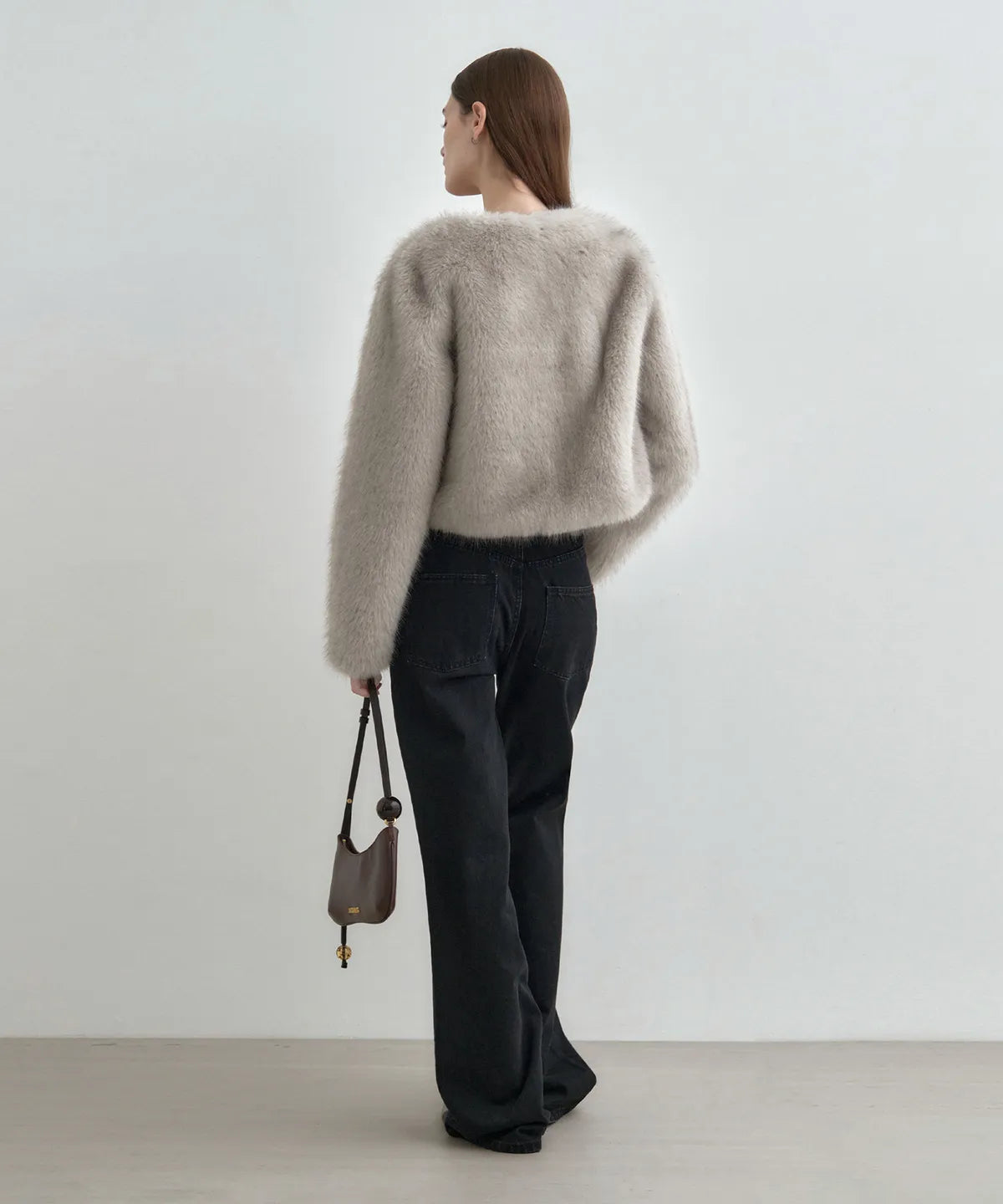 🔥新品上架【梨花娘】🧥秋冬經典 韓國 MONGDOL仿皮草極柔軟短版絨毛外套(2色)