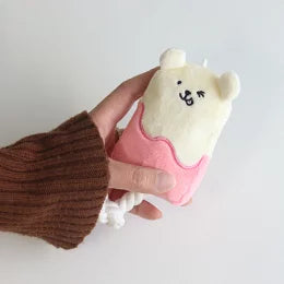新品上架【梨花娘總代理】🐾日本品牌Solgra 🍧萌萌熊絨毛冰棒發聲玩具🐶(6款)