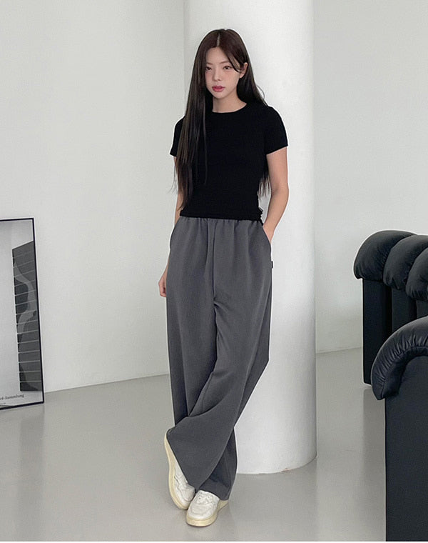 韓國 muahmuah 寬鬆TR鬆緊帶 寬鬆褲  (現貨+預購)