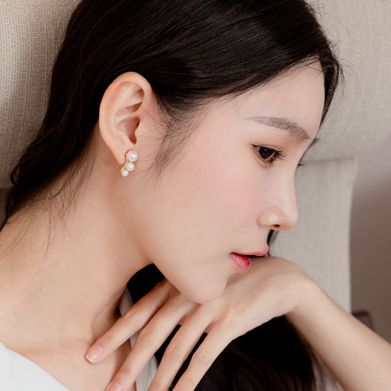 💖新品上架【梨花瑪雅】實拍選品精緻復古珍珠氣質耳飾(針式,夾式)