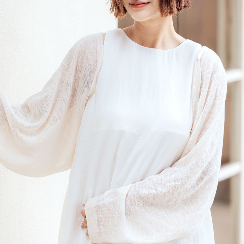 🆕新品上架【梨花瑪雅】實拍選品薄款夏季針織垂墜美感披肩防曬罩衫外套