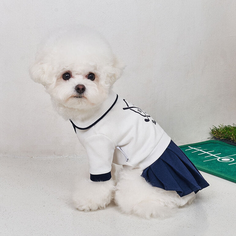 Korean BAILEY 💖 Pet Products Exquisite Golf Dog Dress (In Stock + Pre-order)
