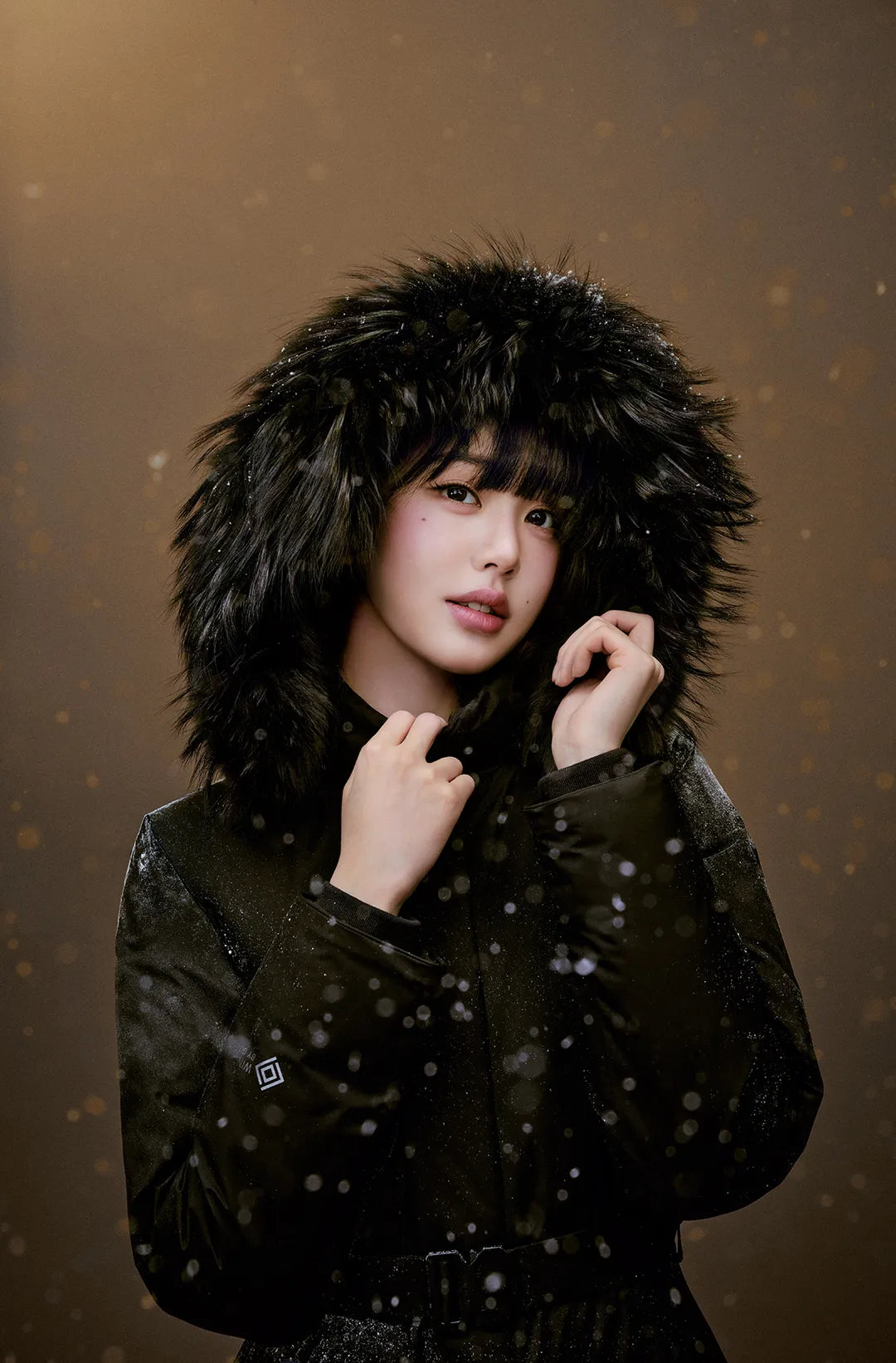 🆕新品上架【梨花娘】法國品牌 EIDER La Bel 張員瑛推薦款連帽狐狸毛領連帽可拆洋裝羽絨大衣外套(2色)