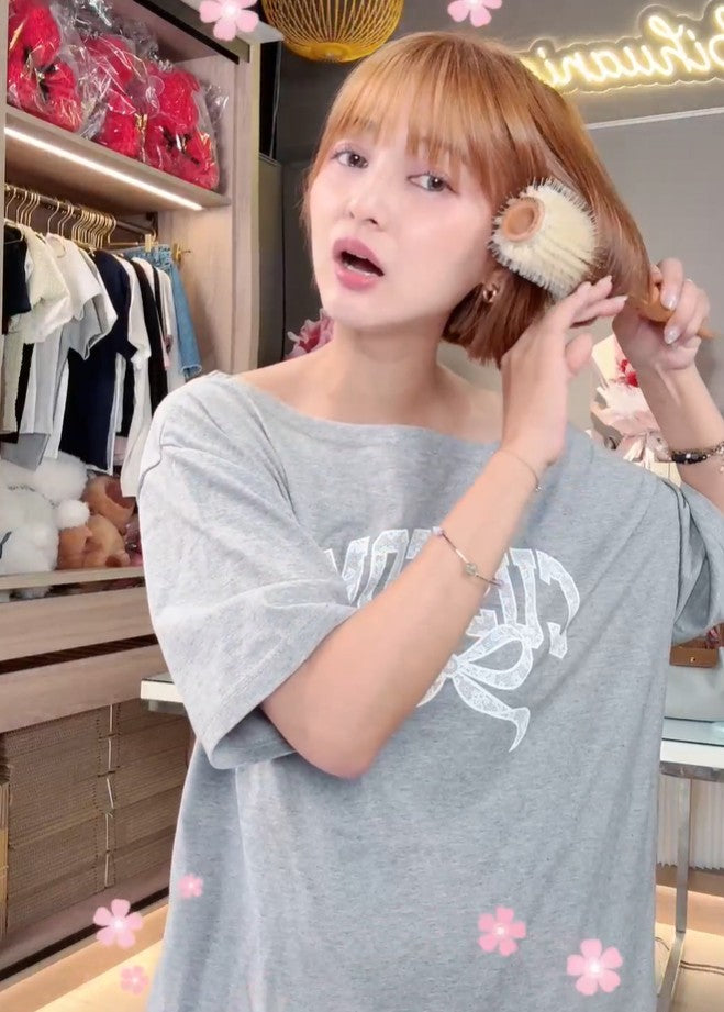 韓國KY新品上架💕獨家韓星造型室專用熱導豬鬃毛造型圓梳子 (07/08 尺寸)限量販售