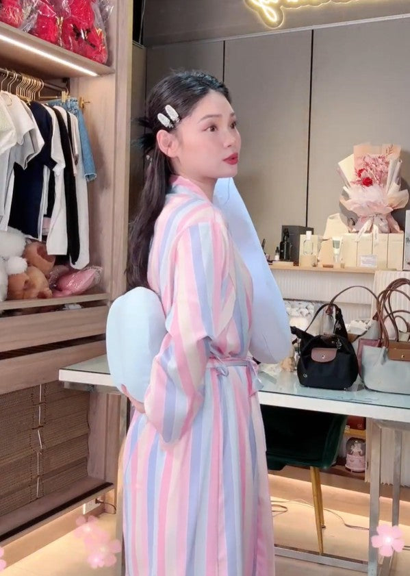 🆕新品上架【梨花瑪雅】必買💖貓肚皮冰絲護頸回彈多功能記憶棉枕大小兩款(6色)