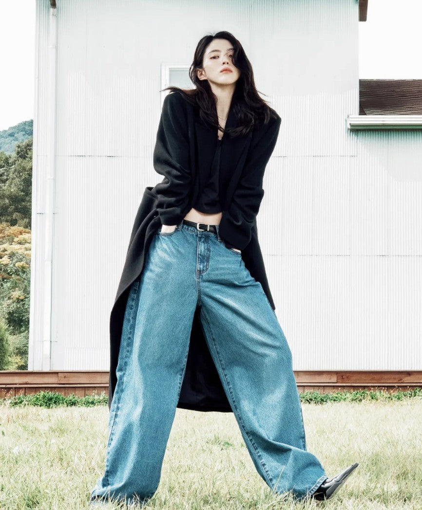 🆕新品上架💖【梨花娘】 韓國品牌무신사 韓韶禧代言長版羊絨大衣外套(7色)🏆韓國連線