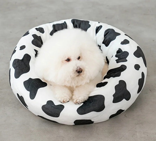 新品上架【梨花娘總代理】🐾日本品牌Solgra 雲朵紓壓圓形寵物窩🐶(2色)
