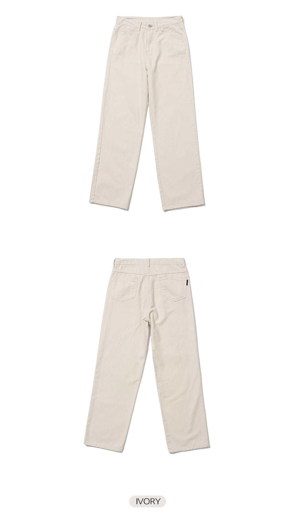 韓國 muahmuah 基本款 棉質挺版牛仔褲  (現貨+預購)