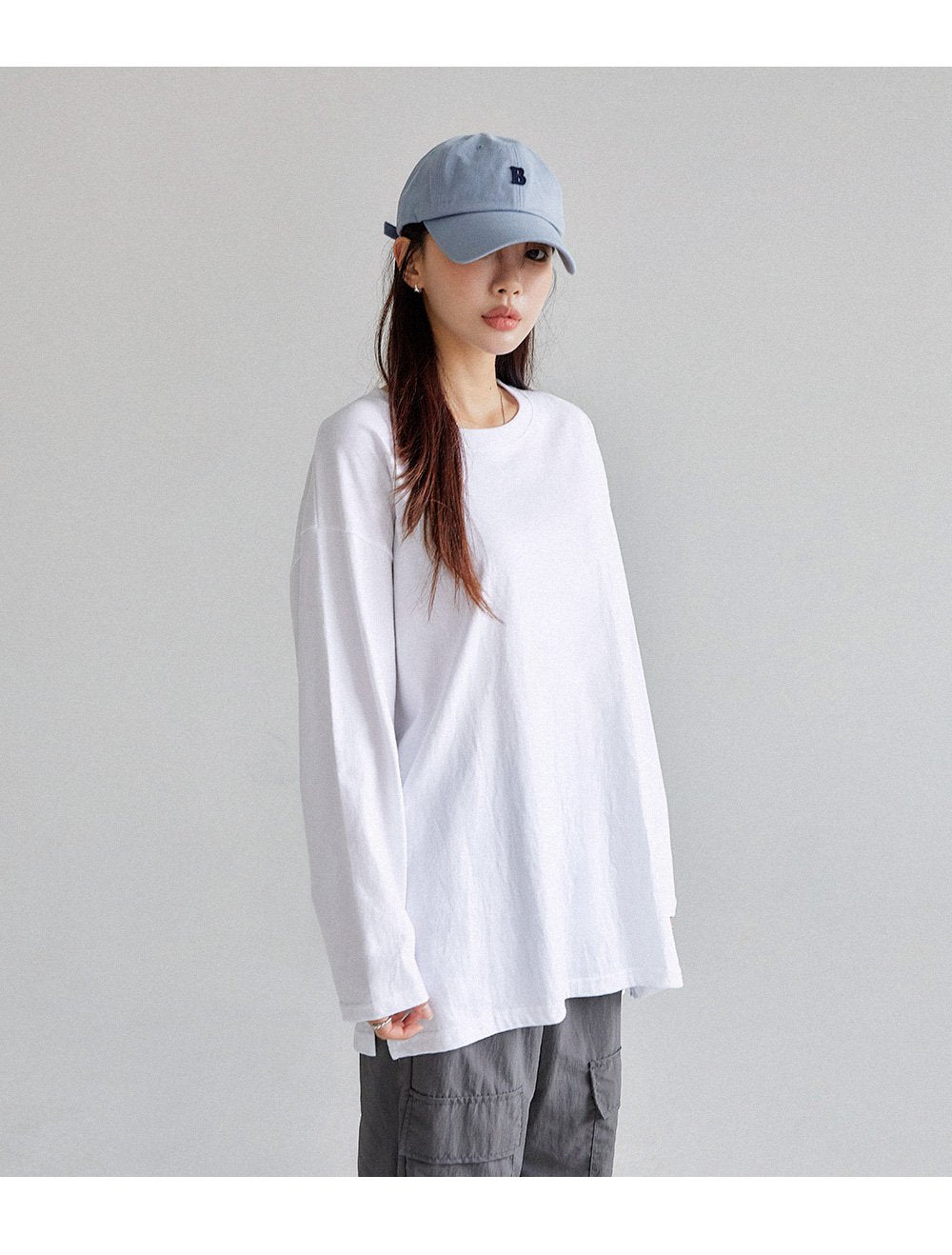 韓國 muahmuah 層疊式 薄長袖T恤  (現貨+預購)