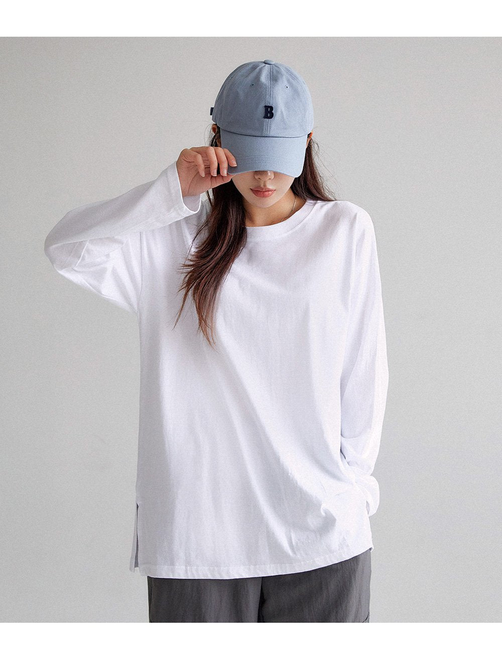 韓國 muahmuah 層疊式 薄長袖T恤  (現貨+預購)