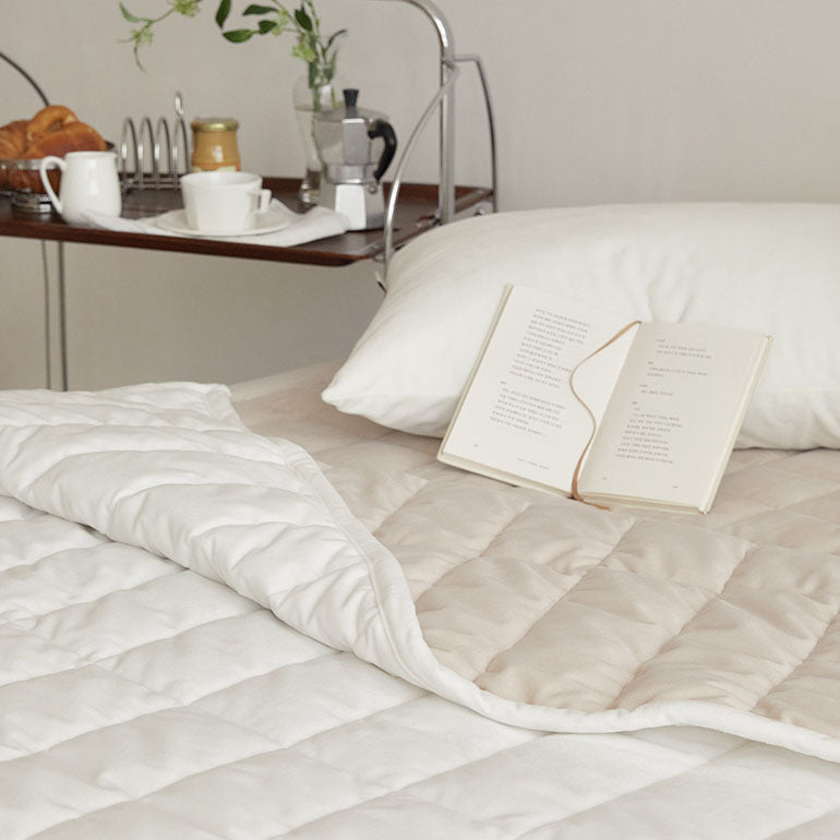 🆕新品上架【梨花娘】冬季飯店🔥韓國品牌MAATILA 雙色特殊超細纖維棉柔軟保暖輕盈被5件套組(單人四件)