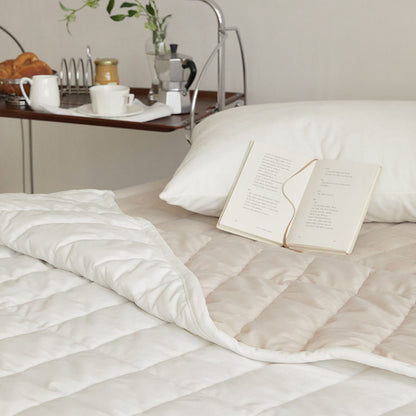 🆕新品上架【梨花娘】冬季飯店🔥韓國品牌MAATILA 雙色特殊超細纖維棉柔軟保暖輕盈被5件套組(單人四件)🙈因體積超過不可超取