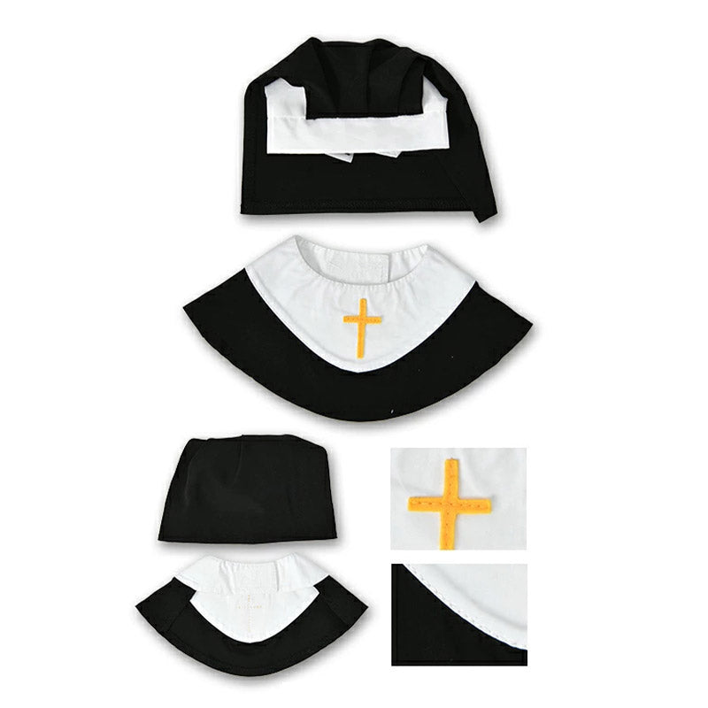 🎌新品上架【梨花娘總代理】日本品牌Solgra ｜➕萌萌修女變裝頭巾領巾套裝｜貓狗適用