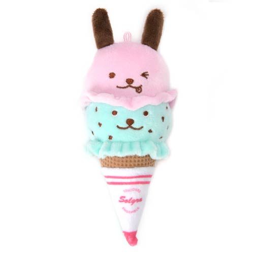 🌸新品上架【梨花娘總代理】🐾日本品牌Solgra 萌趣冰淇淋甜筒狗狗玩具｜巧克力・雙球・乳牛・小雞