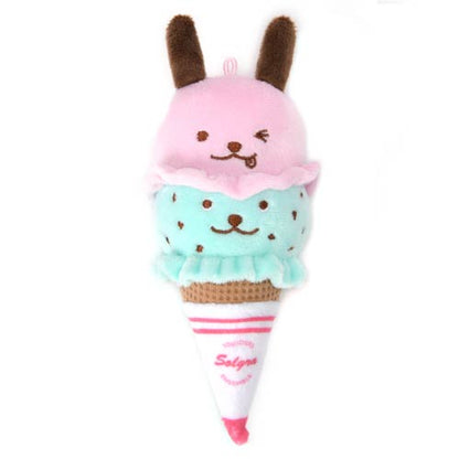🌸新品上架【梨花娘總代理】🐾日本品牌Solgra 萌趣冰淇淋甜筒狗狗玩具｜巧克力・雙球・乳牛・小雞