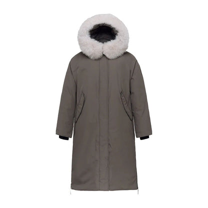 🆕新品上架【梨花娘】暢銷款TOP.2🔥韓國品牌BLACKYAK IU代言狐狸毛領長款極地升級版羽絨外套 (2色)