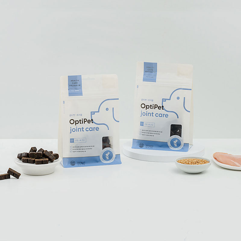 💜新品上架【梨花娘】🫧韓國品牌Optipet 韓國動物營養學及食品營養學家研製寵物零食關節咀嚼肉片300g一包