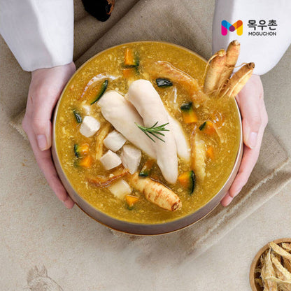 💜新品上架【梨花娘】韓國老字號MOGUCHON PET寵物 9 段嚴格標準 雞柳蔘雞湯 營養滿分寵物食品230g 三包一組