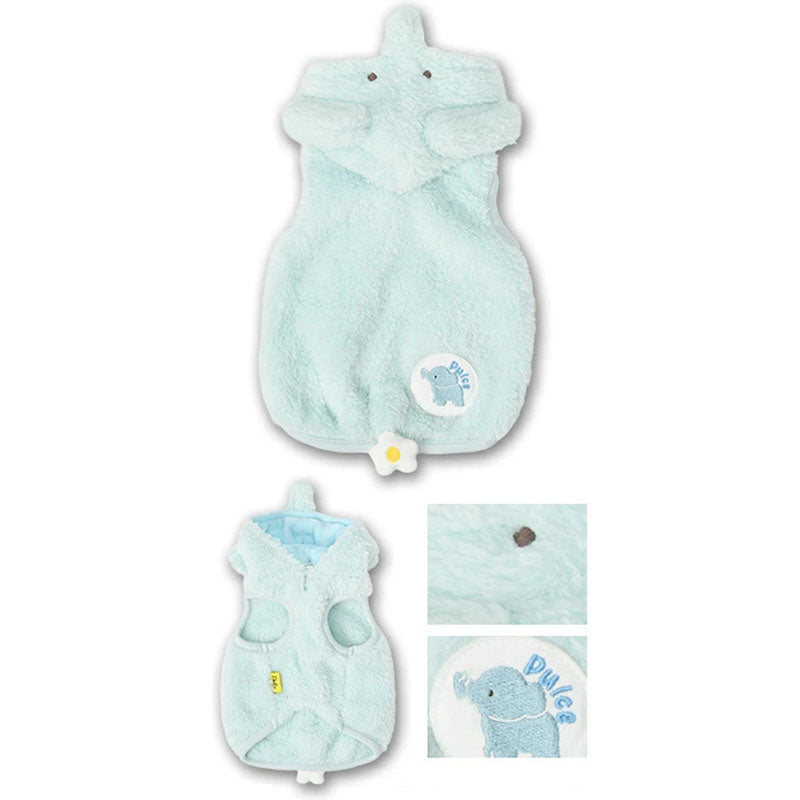 💕新品上架【梨花娘總代理】日本品牌DULCE｜小雞・小象動物變身毛絨連帽衣🐤