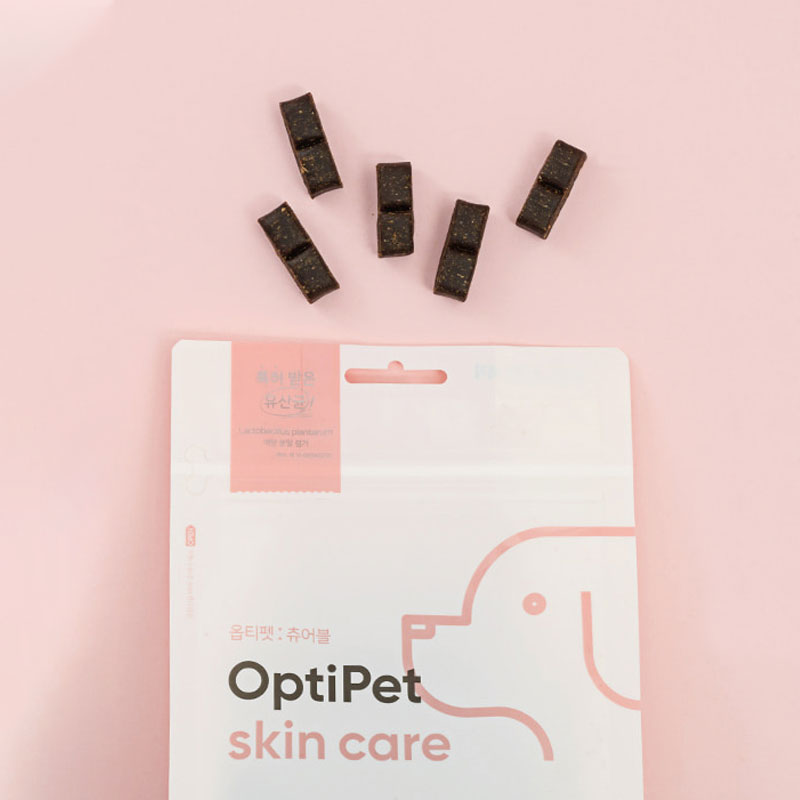 💜新品上架【梨花娘】🫧韓國品牌Optipet 韓國動物營養學及食品營養學家研製寵物零食毛髮護膚咀嚼肉片300g一包