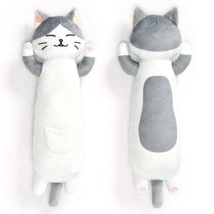 新品上架【梨花娘總代理】🐾日本品牌Solgra😽貓咪抱抱踢｜長條抱枕踢踢玩具(6款)
