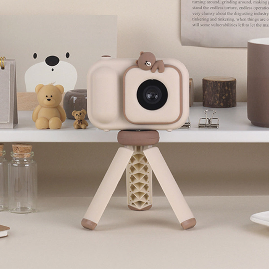 💜新品上架【梨花娘】韓國AKARACHI😍LINE FRIENDS正版聯名雄大VS.莎莉兒童復古相機前後鏡頭可錄影附腳架附配件全套組