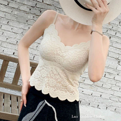 🆕新品上架💖【梨花瑪雅】秋款性感女神美背蕾絲附胸墊柔軟舒適內衣內搭(4色)🌹
