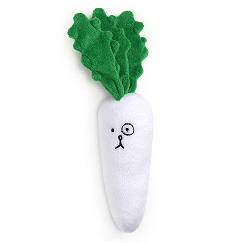 🥕新品上架【梨花娘總代理】日本品牌Solgra 🌽快樂農場蔬菜朋友寵物玩具六件組｜狗狗啃咬互動玩具・茄子紅蘿蔔地瓜白蘿蔔玉米
