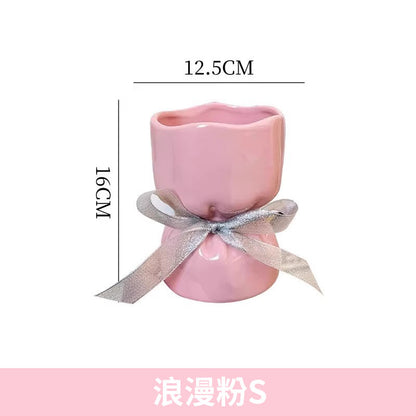 🆕新品上架【梨花瑪雅】🏡新家客廳裝飾輕奢高級花束造型花瓶擺飾🌹