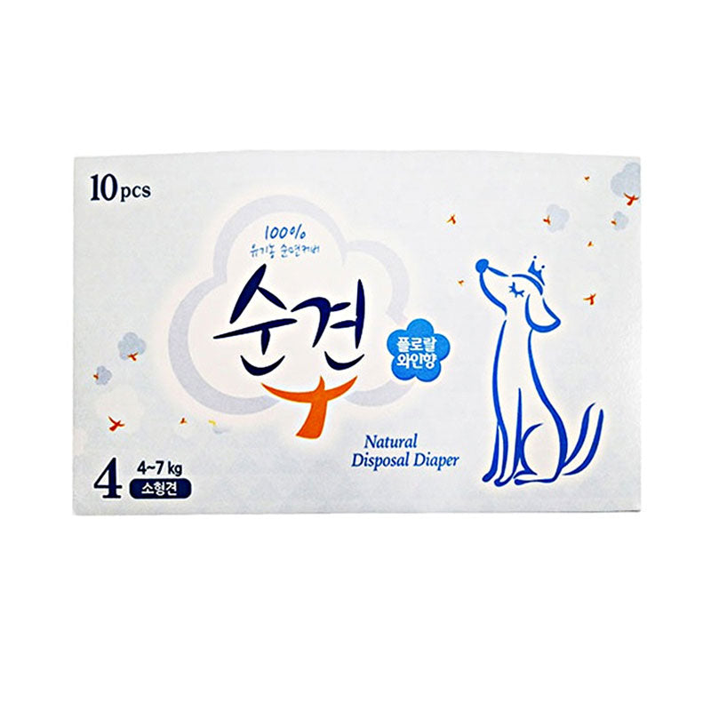 💜新品上架【梨花娘】🌿韓國 순결 天然紙漿訓練期 生理期 寵物尿布 五尺寸可選三盒一組 30入