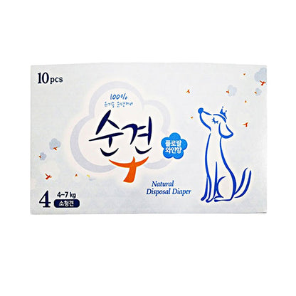 💜新品上架【梨花娘】🌿韓國 순결 天然紙漿訓練期 生理期 寵物尿布 五尺寸可選三盒一組 30入