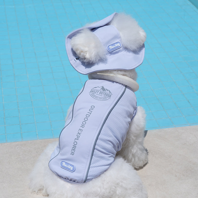 韓國BAILEY💖【梨花娘】夏日必備菌菌掰掰輕薄快乾透氣水陸兩用寵物衣(帽子可另購3色)