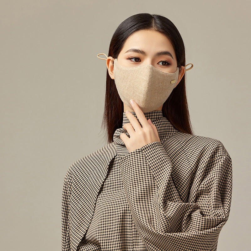 🆕新品上架💖【梨花瑪雅】💕羊絨保暖修飾臉型3D立體口罩(5色)