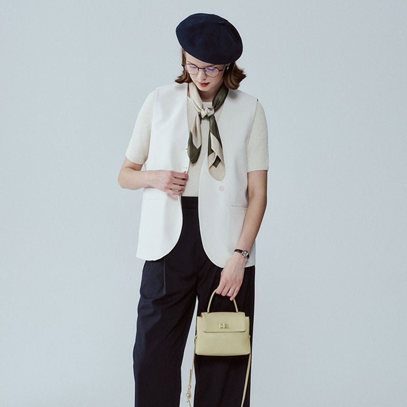 🆕新品上架【梨花瑪雅】💕真皮質感軟牛皮迷你小方包單肩斜跨手機包👜百搭時尚