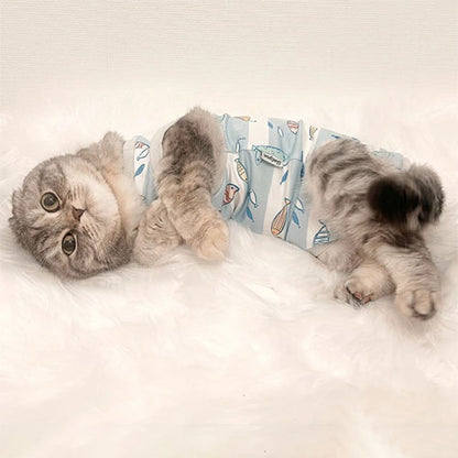 新品上架【梨花娘總代理】🐾日本品牌Solgra 😼術後貼身舒適包覆防舔衣貓貓款XS~M