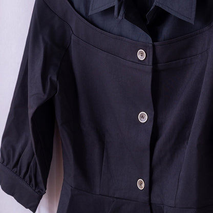 💖New Arrival [Lihua Maya] Custom Design, Stunning Sheer Hem, Classic Slim-Fit Shirt (Three Colors) 