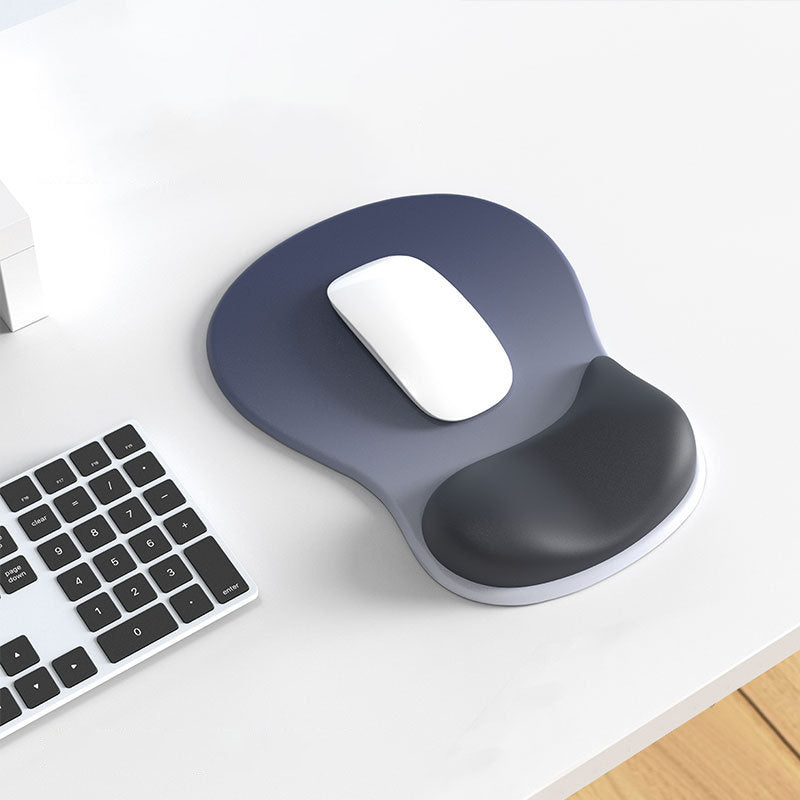 🆕新品上架【梨花瑪雅】✨柔軟Q彈漸層超美人體工學凹陷護畹矽膠滑鼠墊(8色)✨💖