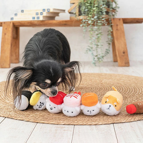 新品上架【梨花娘總代理】🐾日本品牌Solgra 🐶毛孩專屬。手作風味壽司布偶發聲玩具