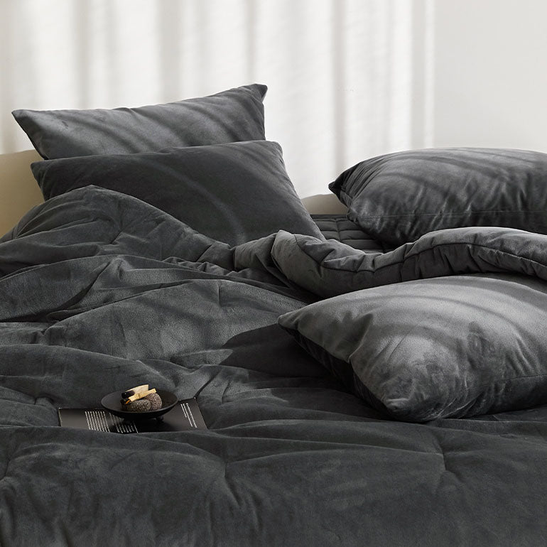 🆕新品上架【梨花娘】冬季飯店🔥韓國品牌MAATILA 雙色特殊超細纖維棉柔軟保暖輕盈被5件套組(單人四件)