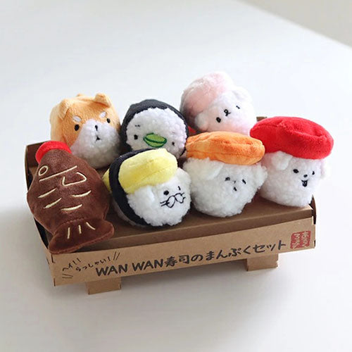 新品上架【梨花娘總代理】🐾日本品牌Solgra 🐶毛孩專屬。手作風味壽司布偶發聲玩具
