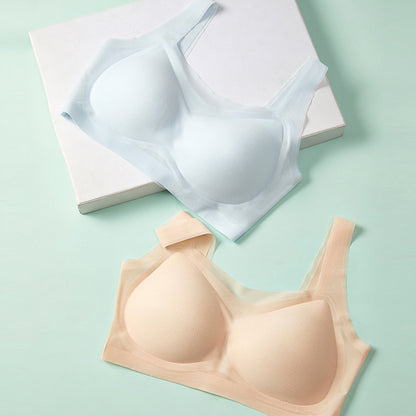 🆕新品上架💖【梨花瑪雅】夏季運動冰絲透氣無痕美背無鋼圈聚攏小背心內衣胸罩(3尺寸)寵愛自己