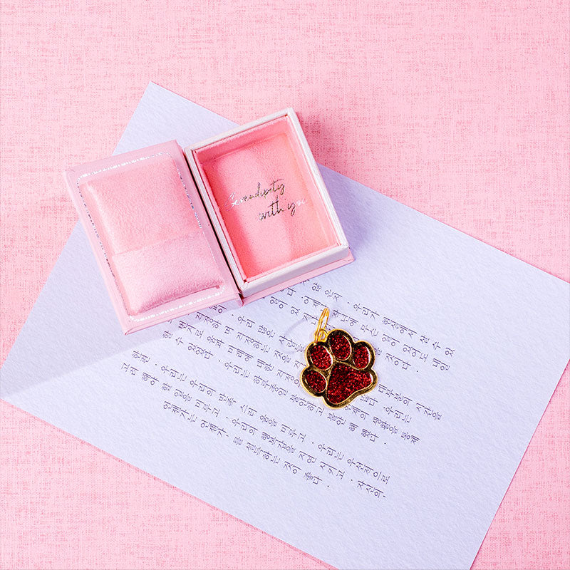 🆕新品上架【梨花瑪雅】🐶防走丟毛孩禮物免費刻印寵物專屬狗爪吊牌(訂製時間約7天左右)(4色)💕