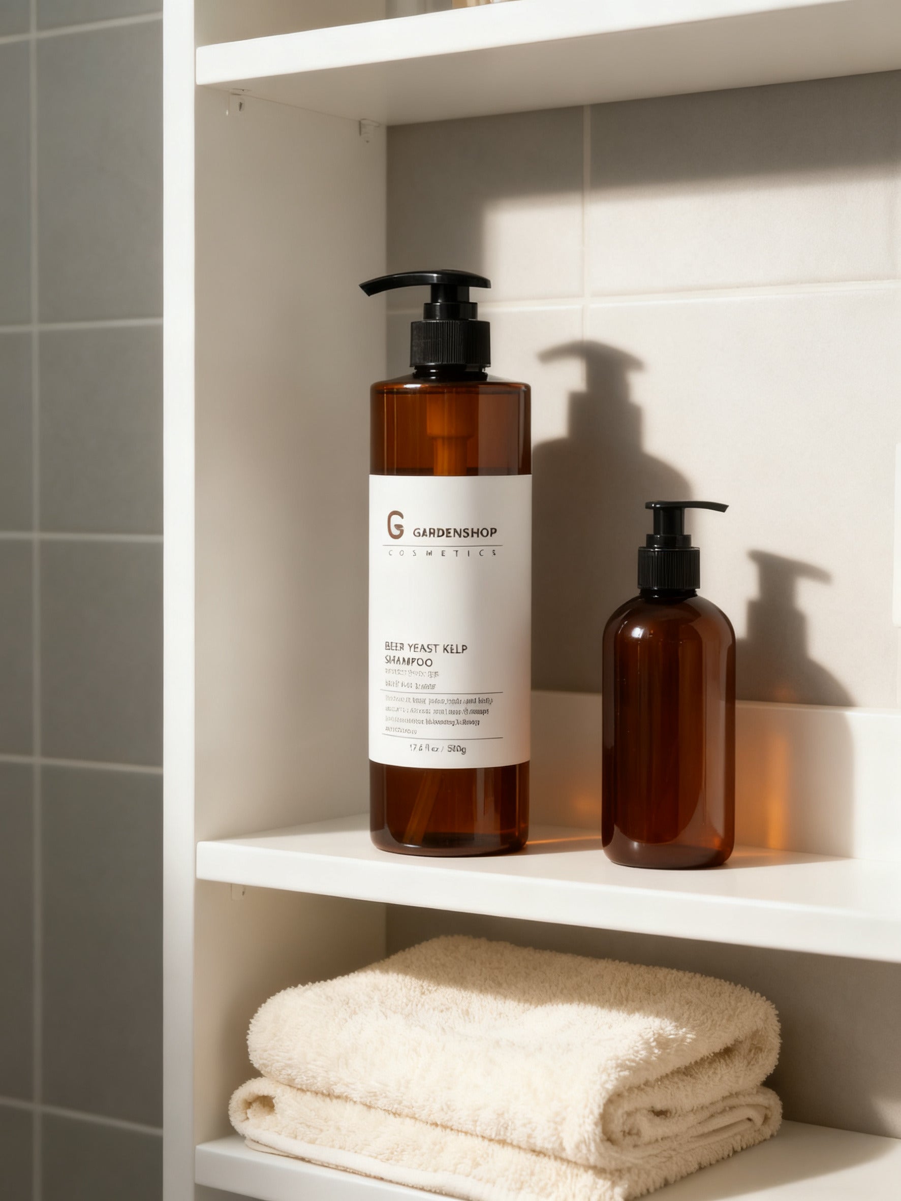 🆕新品上架💖【梨花娘】韓國Gardenshop天然植萃精油家強健髮根啤酒酵母洗髮精(500ml)💖韓國連線