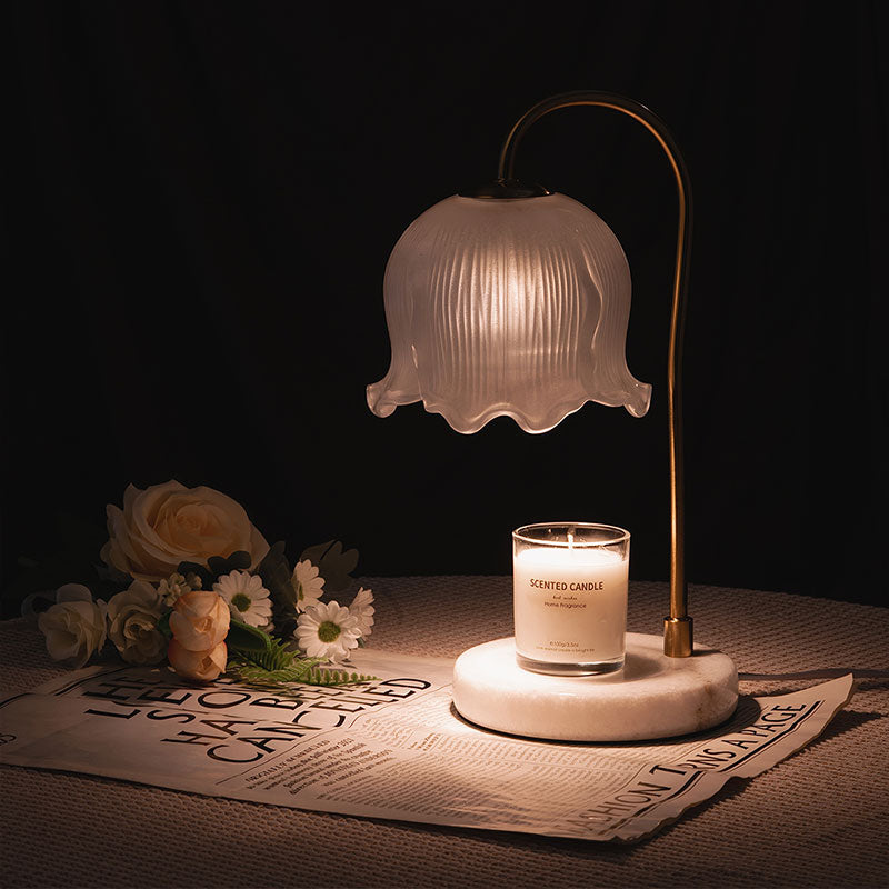 🆕新品上架【梨花瑪雅】💖優雅綻放鈴蘭花帶來幸福寓意無火香薰大理石小夜燈 (2款)